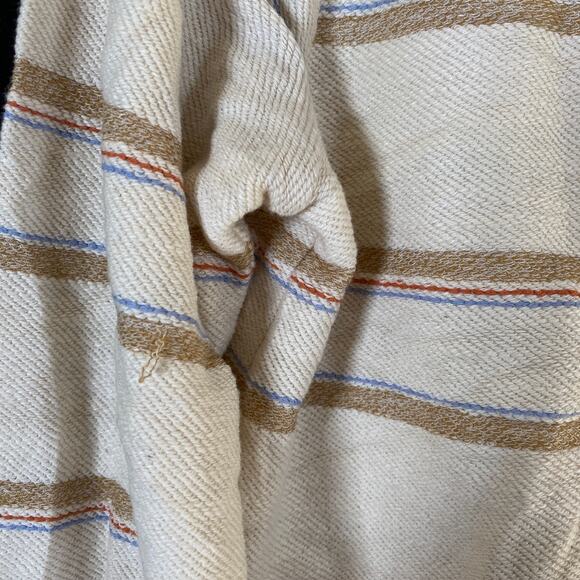 Lou & Grey Womens Sweatshirt Multicolor Striped Cropped Long Sleeve Cotton XS - Picture 11 of 12